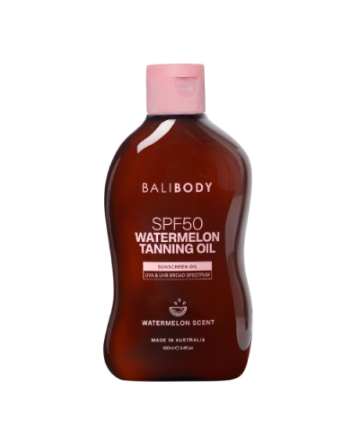 Масло для загара с семенами арбуза SPF50 Bali Body Watermelon Tanning Oil SPF50