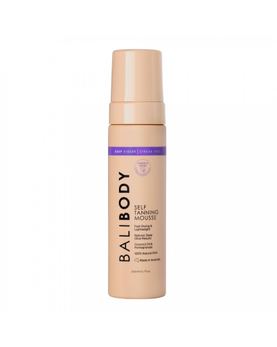 Мусс автозагар для тела с фиолетовым пигментом Bali Body Deep Violet Self Tanning Mousse 200 мл