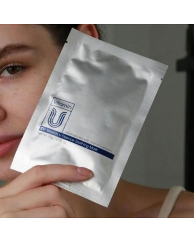 Тканинна маска з вітаміном U CU SKIN Vitamin U Essence Soothing Mask
