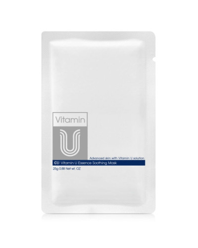 Тканинна маска з вітаміном U CU SKIN Vitamin U Essence Soothing Mask