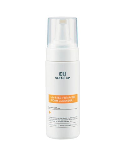 Очищуючий мус CU SKIN Clean-Up AV Free Purifying Foam Cleanser для чутливої проблемної шкіри