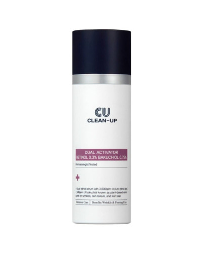 Сыворотка с ретинолом CU SKIN Clean-Up Dual Activator Retinol 0.3% Bakuchiol 0.75% для антивозрастного ухода