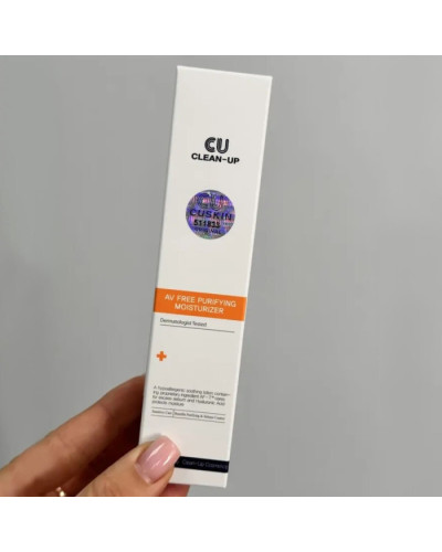 Крем для проблемної шкіри CU SKIN Clean-Up AV Free Purifying Moisturizer