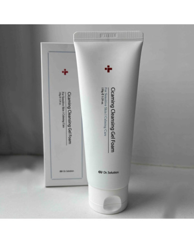 Гель‑пінка з центеллою CU SKIN Dr. Solution Cicaming Cleansing Gel Foam