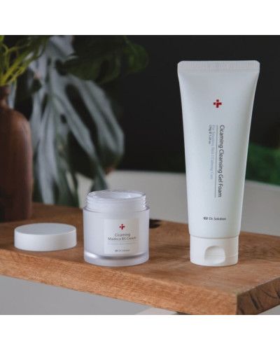 Гель‑пінка з центеллою CU SKIN Dr. Solution Cicaming Cleansing Gel Foam