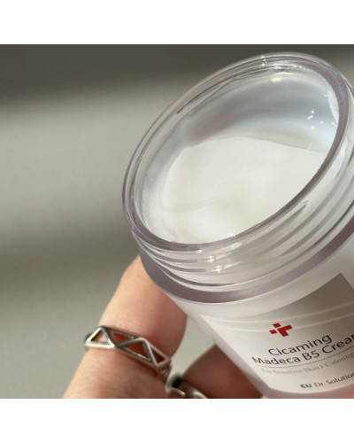 Заспокійливий крем CU SKIN Dr. Solution Cicaming B5 Madeca Cream з центелою та пантенолом