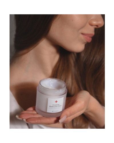 Заспокійливий крем CU SKIN Dr. Solution Cicaming B5 Madeca Cream з центелою та пантенолом