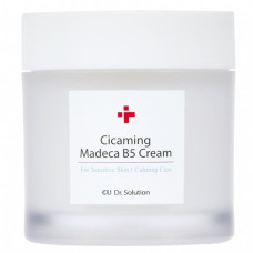 Заспокійливий крем CU SKIN Dr. Solution Cicaming B5 Madeca Cream з центелою та пантенолом