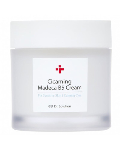 Заспокійливий крем CU SKIN Dr. Solution Cicaming B5 Madeca Cream з центелою та пантенолом
