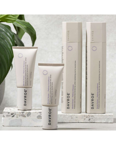 Тонувальний шампунь DAVROE Blonde Senses Platinum Toning Shampoo для світлого волосся – 325 мл