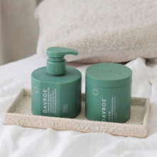 DAVROE Curlicue Cleansing Clay Shampoo, детокс-шампунь із глиною, 300 мл