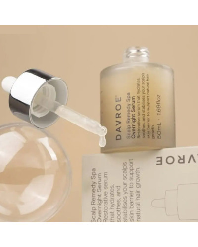 Ночная сыворотка DAVROE Scalp Remedy Spa Overnight Serum для кожи головы и волос – 50 мл