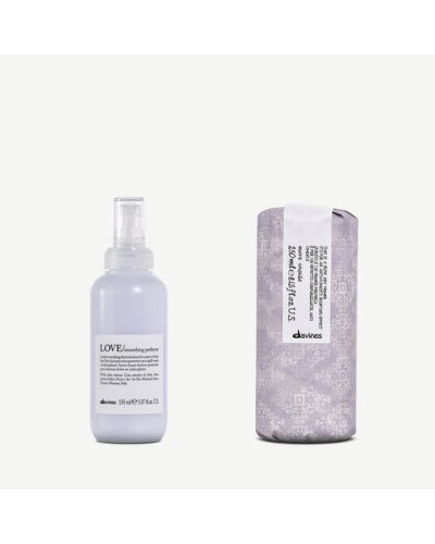 Крем для разглаживания непослушных и волнистых волос Davines LOVE hair smoother с эффектом "антифриз", не требующий смывания, 150 мл