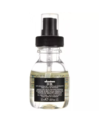 Олія Davines OI Absolute Beautifying With Roucou Oil для сухого та неслухняного волосся 50 мл