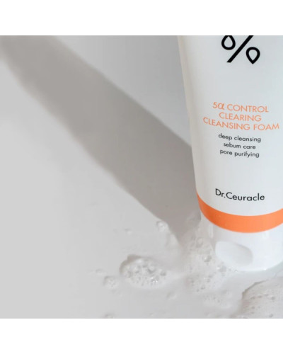 Себорегулирующая очищающая пенка “5-альфа контроль” Dr.Ceuracle 5α Control Clearing Cleansing Foam