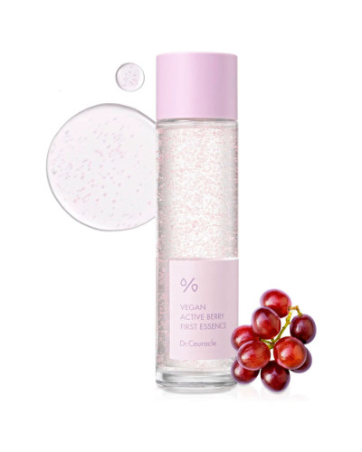 Стартова есенція з ресвератролом та екстрактом журавлини Dr.Ceuracle Vegan Active Berry First Essence