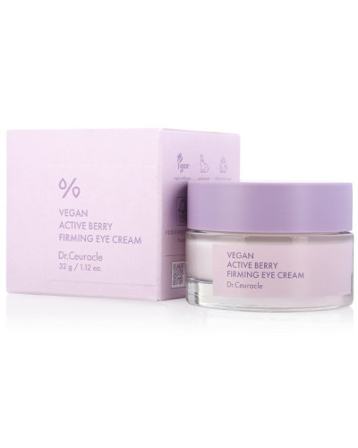 Підкріплюючий крем для шкіри навколо очей з ресвератролом та екстрактом журавлини Dr.Ceuracle Vegan Active Berry Firming Eye Cream