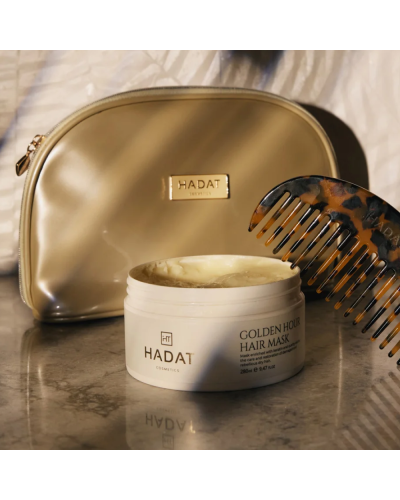 Відновлювальна маска для волосся. Зволоження, зміцнення, блиск HADAT Cosmetics Golden Hour Hair Mask 280 мл
