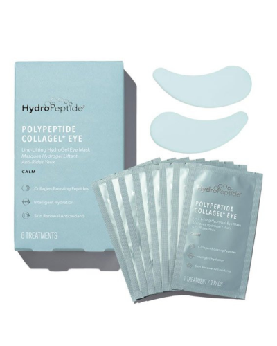 Гидрогелевые патчи HydroPeptide Polypeptide Collagel+ Eye Mask для увлажнения и сияния зоны вокруг глаз 8 шт