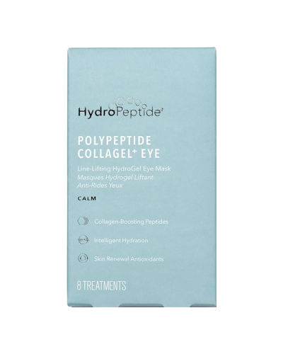 Гидрогелевые патчи HydroPeptide Polypeptide Collagel+ Eye Mask для увлажнения и сияния зоны вокруг глаз 8 шт
