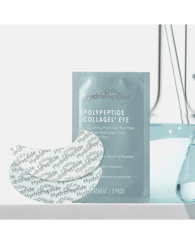 Гидрогелевые патчи HydroPeptide Polypeptide Collagel+ Eye Mask для увлажнения и сияния зоны вокруг глаз 8 шт
