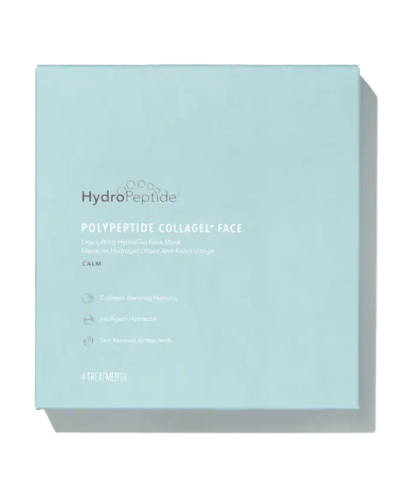 Лифтинг-гидрогелевая маска HydroPeptide PolyPeptide Collagel+ Face 4 шт