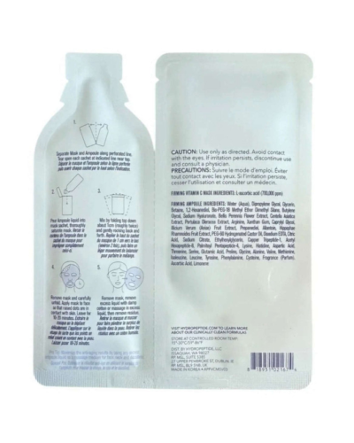 Активирующая маска HydroPeptide Firming Vitamin C Mask для сияния и упругости кожи 4 шт