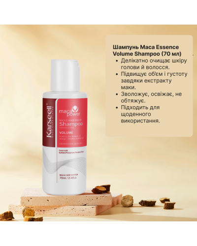Дорожній Набір для Волосся — Karseell Collagen Hair Treatment Шампунь, Кондиціонер, Маска