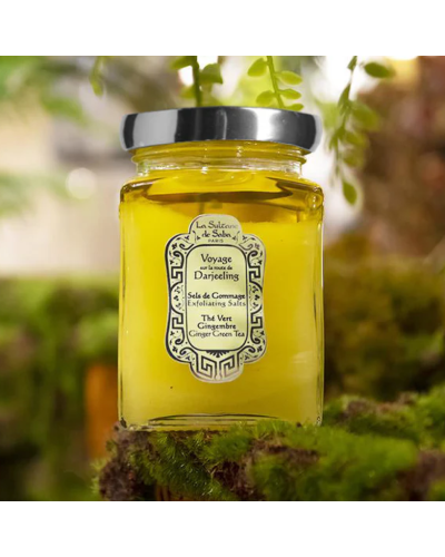 Солевой скраб для тела La Sultane de Saba Voyage Darjeeling Exfoliating Salts Ginger Green Tea 300 мл