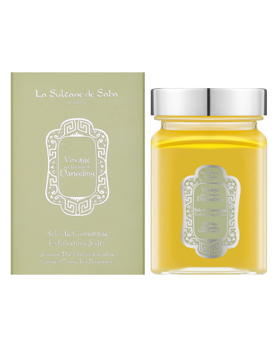 Солевой скраб для тела La Sultane de Saba Voyage Darjeeling Exfoliating Salts Ginger Green Tea 300 мл