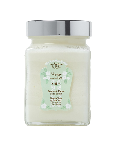 Масло Карите «Тиаре и Алоэ Вера» La Sultane de Saba Voyage dans les Iles Shea Butter Tiare Flowers and Aloe Vera 300 мл