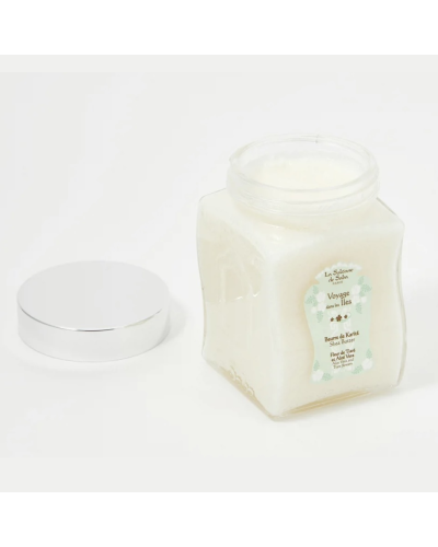 Масло Карите «Тиаре и Алоэ Вера» La Sultane de Saba Voyage dans les Iles Shea Butter Tiare Flowers and Aloe Vera 300 мл