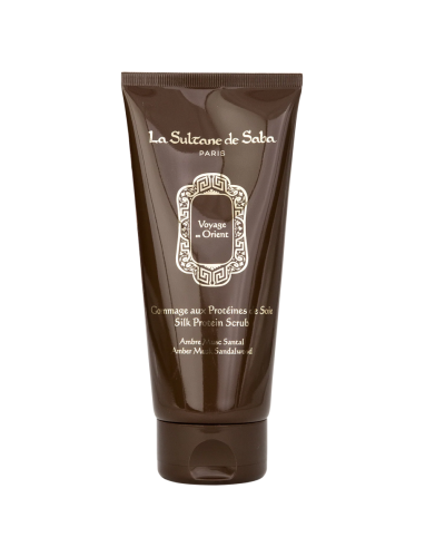 Скраб для Тіла Шовковий «Амбра, Мускус і Сандал» La Sultane de Saba Voyage Orient Silk Protein Scrub Amber Musk Sandalwood 200 мл