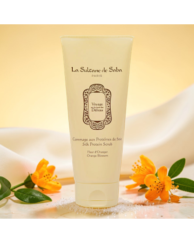 Скраб для Тіла Шовковий «Квіти Апельсина» La Sultane de Saba Voyage Délices Silk Protein Scrub Orange Blossom 200 мл