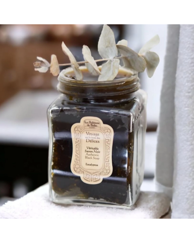 Чёрное Мыло с Эвкалиптом La Sultane de Saba Voyage Délices Authentic Black Soap Eucalyptus 300 мл