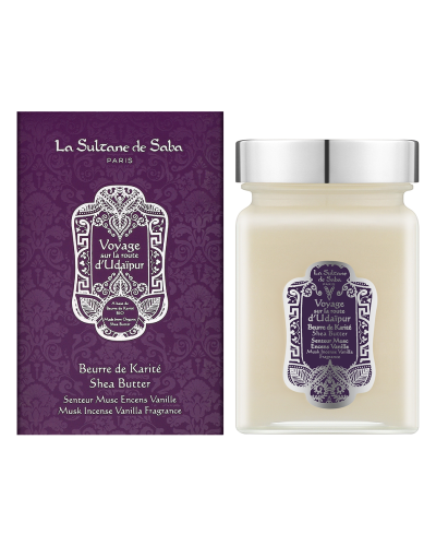 Олія Каріте «Удайпур» La Sultane de Saba Voyage d'Udaipur Shea Butter Musk Incense Vanilla 300 мл