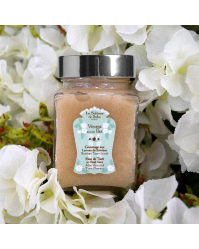 Скраб для Тела La Sultane de Saba Voyage Iles Bamboo Tears Scrub Aloe Vera and Tiare Flowers 300 мл
