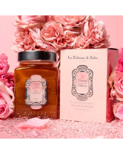 Цукровий Скраб для Тіла «Троянда» La Sultane de Saba Voyage Délices Sugar Scrub Rose 300 мл
