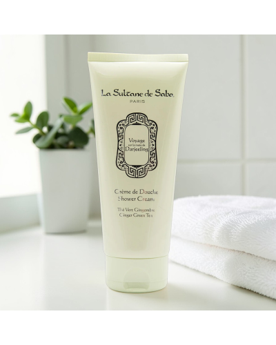 Крем для Душа «Зелёный Чай с Имбирём» La Sultane de Saba Voyage Darjeeling Shower Cream Ginger Green Tea 200 мл