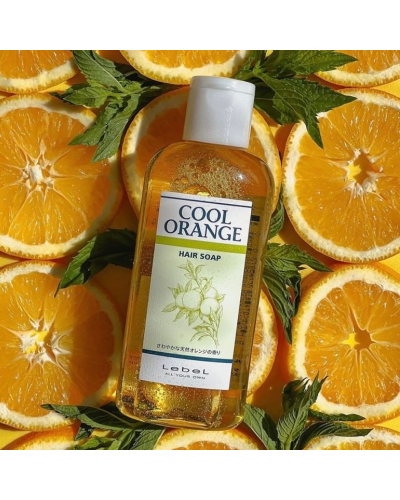 Шампунь Lebel Cool Orange Hair Soap для жирной кожи головы 200 мл