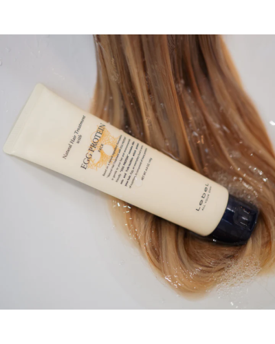 Маска Яєчний протеїн Lebel Natural Hair Treatment Egg Protein для зміцнення не сильно пошкодженої структури волосся, 140 г