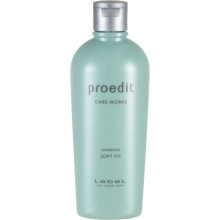 Lebel Proedit Soft Fit Shampoo Увлажняющий шампунь для восстановления сухих волос 300 мл