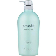 Lebel Proedit Soft Fit Shampoo Увлажняющий шампунь для восстановления сухих волос 300 мл