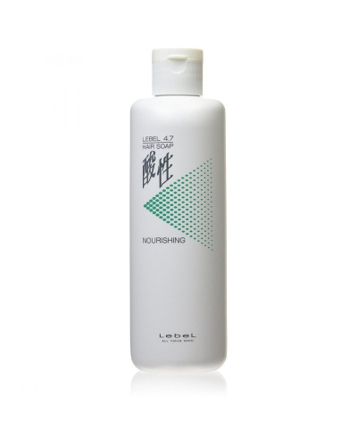 Шампунь Lebel 4.7 Nourishing Hair Soap для відновлення тонкого, неслухняного та мелірованого волосся 400 мл