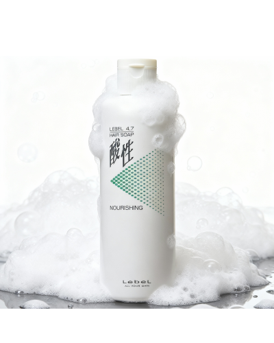 Шампунь Lebel 4.7 Nourishing Hair Soap для відновлення тонкого, неслухняного та мелірованого волосся 400 мл