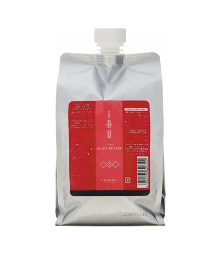 Аромакрем шовковистої текстури для зміцнення волосся Lebel IAU Cream Silky Repair 1л