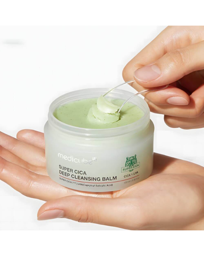Корейський очищуючий бальзам Medicube Super Cica Deep Cleansing Balm для пор і макіяжу 100 мл