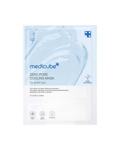 Корейська тканинна маска Medicube Zero Pore Cooling Mask для звуження пор та охолодження шкіри 1 шт