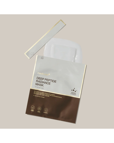 Корейская тканевая пептидная маска Medicube Deep Peptide Radiance Mask для упругости, увлажнения и сияния кожи 1 шт