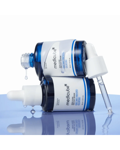 Корейская сыворотка с кислотами Medicube Zero Pore One Day Serum для пор и себума 30 мл